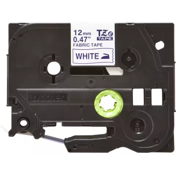 Brother TZE-FA3 label-making tape Blue on white