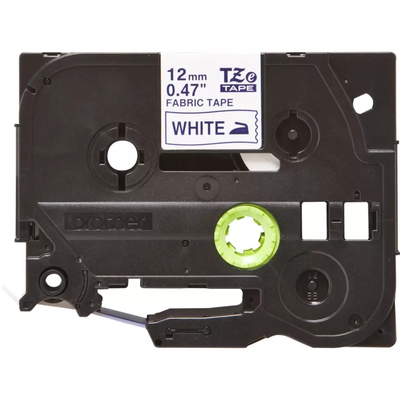 Brother TZE-FA3 label-making tape Blue on white