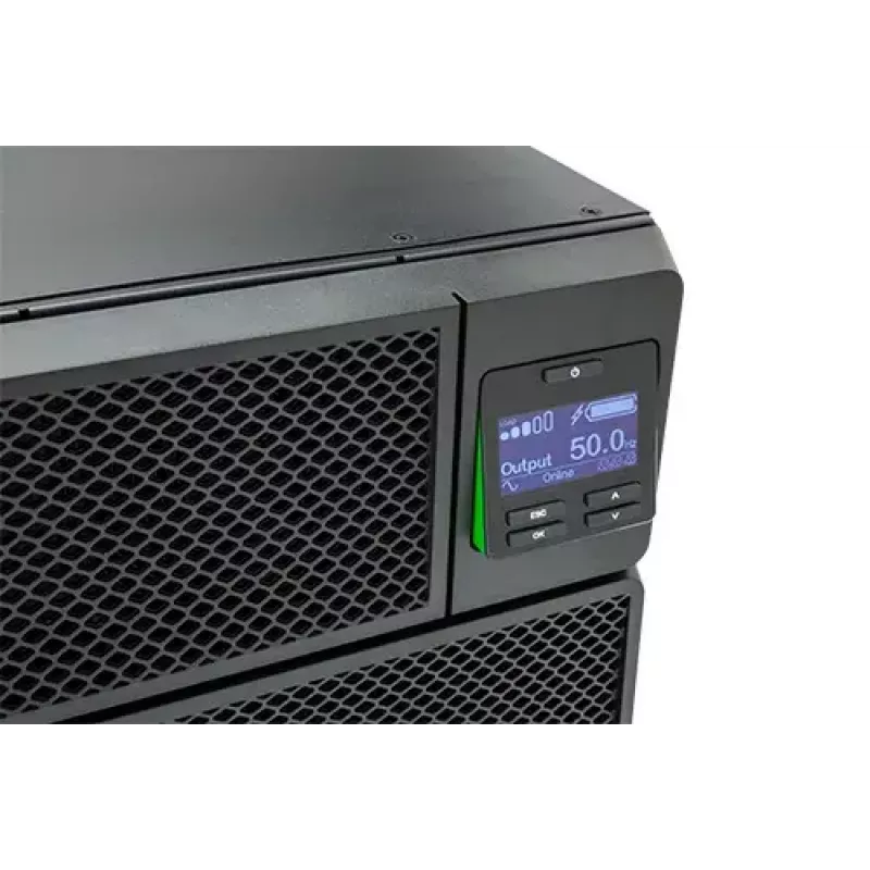 APC Smart-UPS On-Line SRT8KRMXLI - 8kW/VA, 6x C13 + 4x C19 + hardwire 1phase output, rack mountable, Embedded NMC