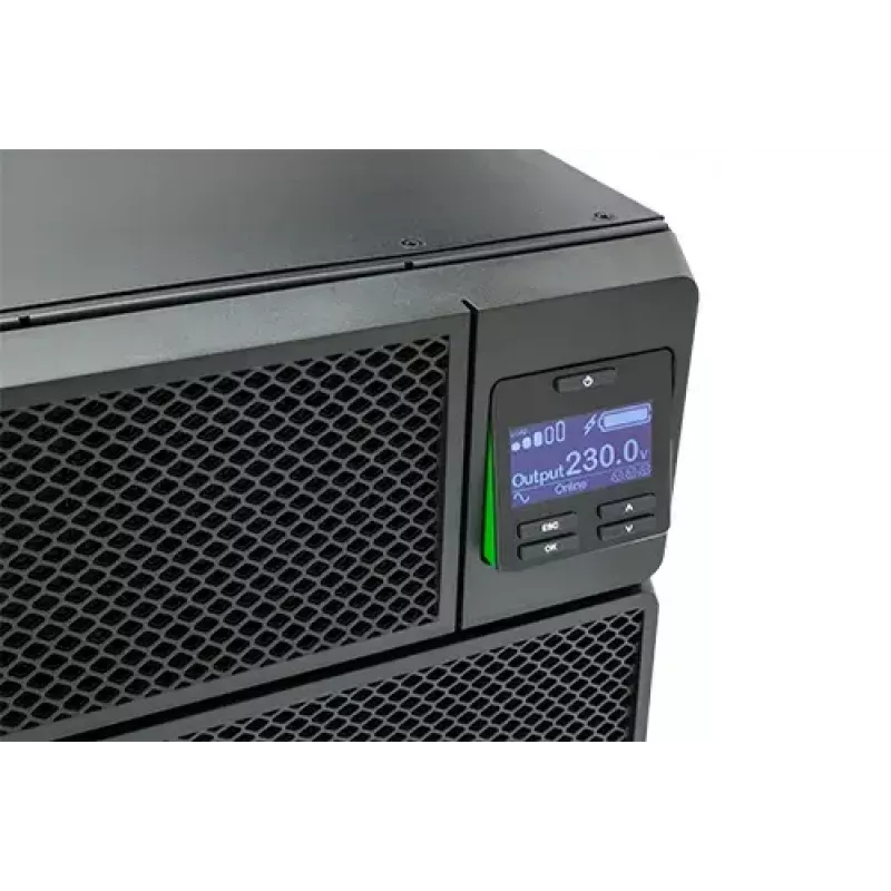 APC Smart-UPS On-Line SRT8KRMXLI - 8kW/VA, 6x C13 + 4x C19 + hardwire 1phase output, rack mountable, Embedded NMC