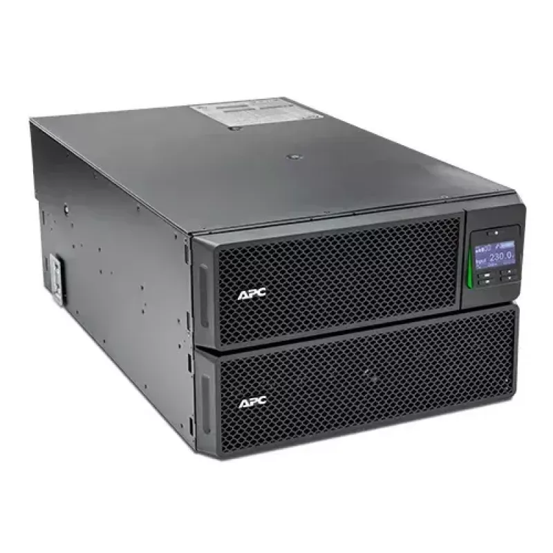APC Smart-UPS On-Line SRT8KRMXLI - 8kW/VA, 6x C13 + 4x C19 + hardwire 1phase output, rack mountable, Embedded NMC