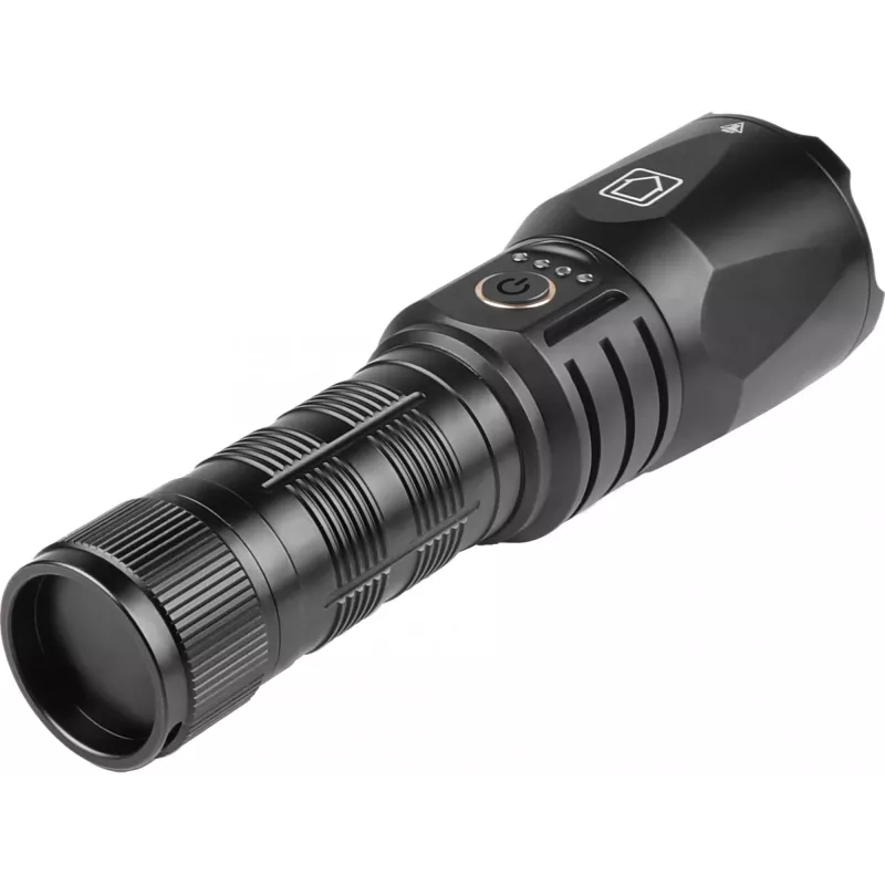 Sandberg Survivor Torch Powerbank 5000, Hand flashlight, Black, Aluminium, IPX4, -30 - 40 °C, FCC, RoHS, UKCA, CE