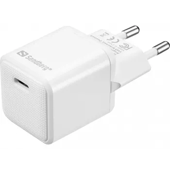 Sandberg USB-C AC Charger PD20W SAVER, Indoor, AC, 12 V, 3 A, White