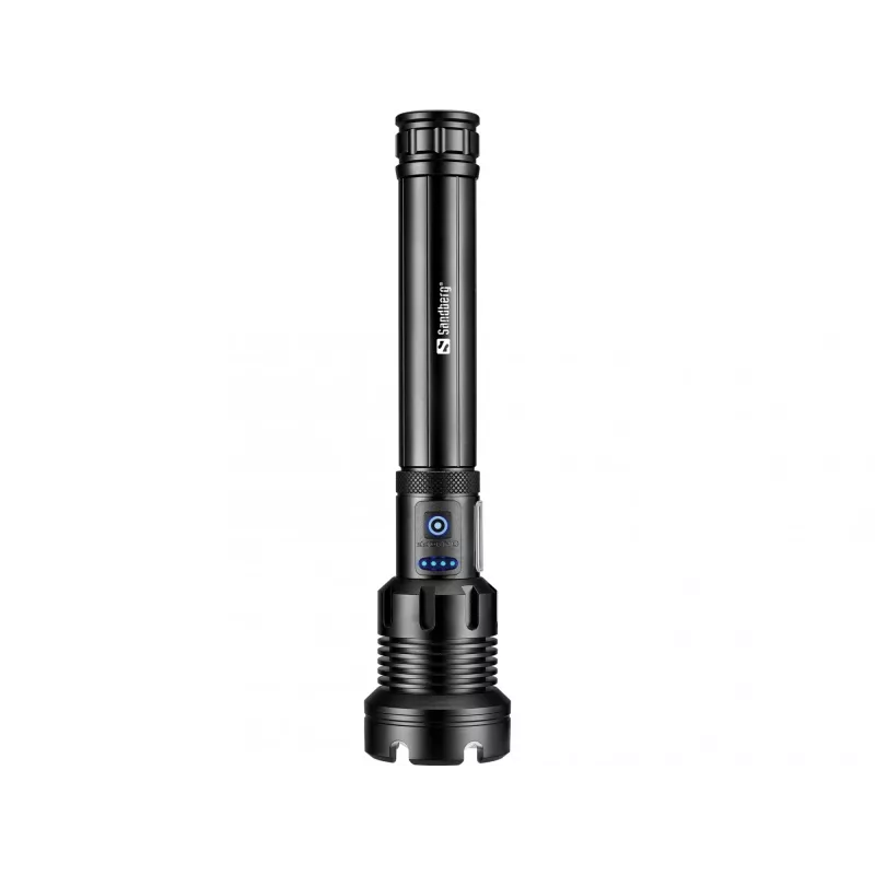 Sandberg Survivor 7in1 Torch Powerbank 10000, Hand flashlight, Black, Aluminium, LED, 2 lamp(s), 500 lm