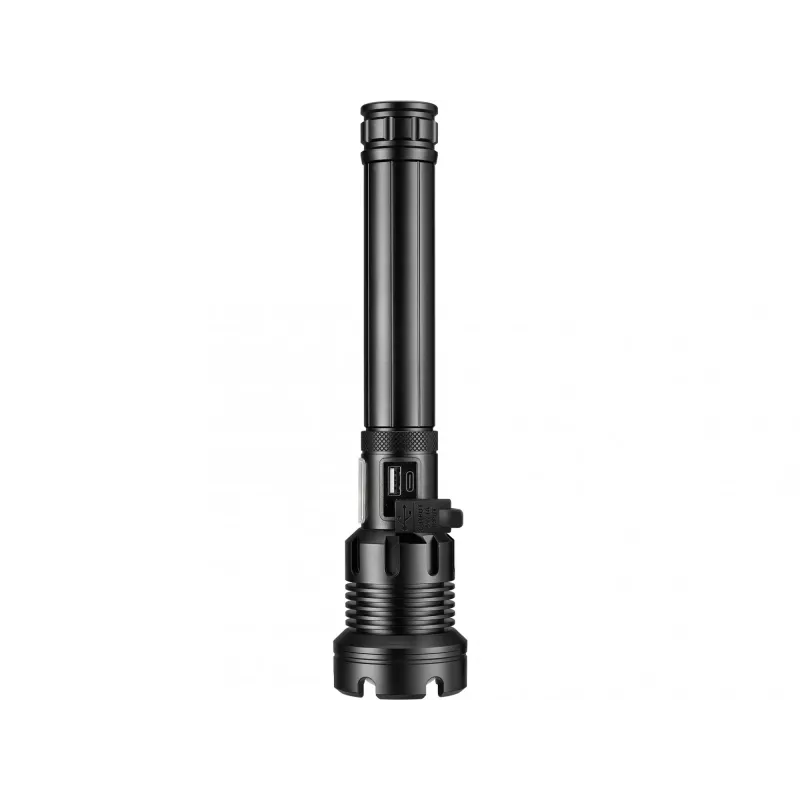 Sandberg Survivor 7in1 Torch Powerbank 10000, Hand flashlight, Black, Aluminium, LED, 2 lamp(s), 500 lm