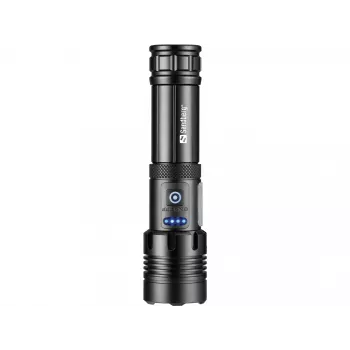 Sandberg Survivor 7in1 Torch Powerbank 5000, Hand flashlight, Black, Aluminium, LED, 2 lamp(s), 200 lm