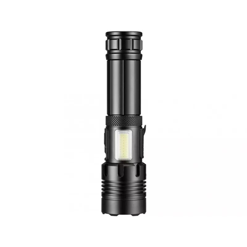 Sandberg Survivor 7in1 Torch Powerbank 5000, Hand flashlight, Black, Aluminium, LED, 2 lamp(s), 200 lm