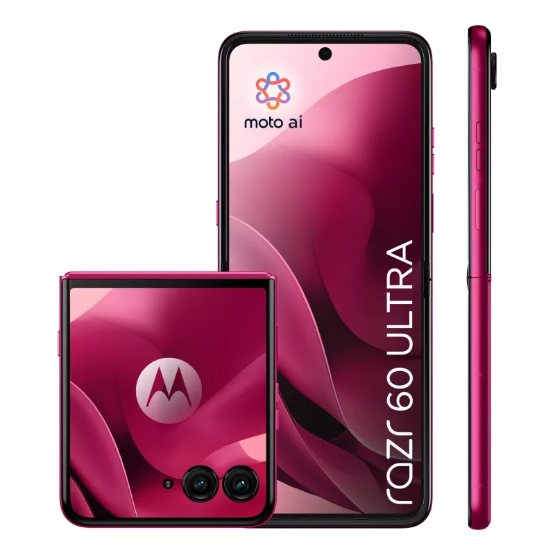 Motorola razr 60 ultra 17.7 cm (6.96 inch) Dual SIM Android 15 5G USB Type-C 16 GB 512 GB 4700 mAh Pink