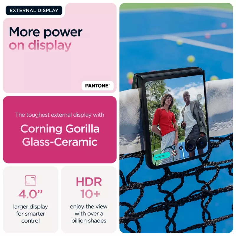 Motorola razr 60 ultra 17.7 cm (6.96 inch) Dual SIM Android 15 5G USB Type-C 16 GB 512 GB 4700 mAh Pink