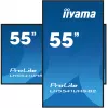 iiyama LH5541UHS-B2 Signage Display Kiosk design 138.7 cm (54.6 inch) LCD 500 cd/m² 4K Ultra HD Black Built-in processor 24/7