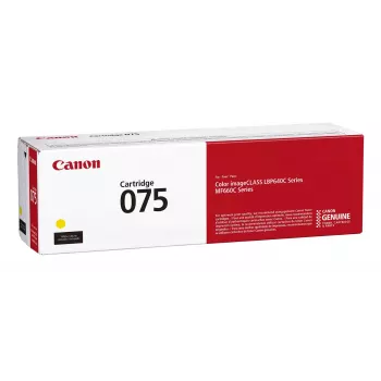 Canon 075 toner cartridge 1 pc(s) Original Yellow