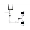 Cable splitter Lanberg ADS-RJ45-2RJ45-OS Black