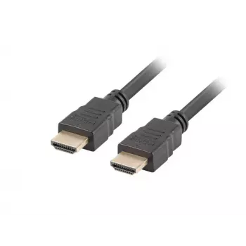 HDMI cable LANBERG CA-HDMI-11CC-0005-BK 0.5 m, HDMI Type A male–male, HDMI 1.4, 10.2 Gbit/s, black