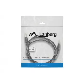 Audio cable LANBERG 3.5mm male–male 1.2 m Black