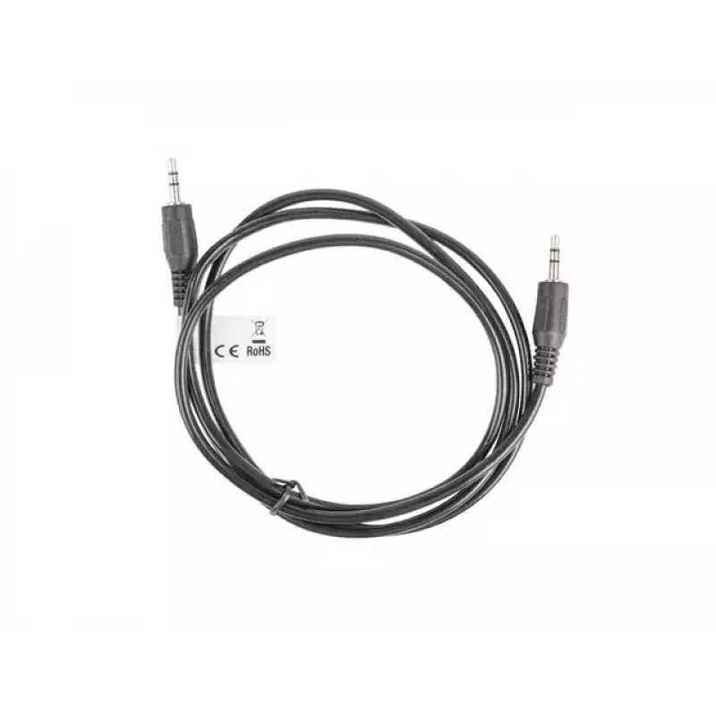 Audio cable LANBERG 3.5mm male–male 1.2 m Black