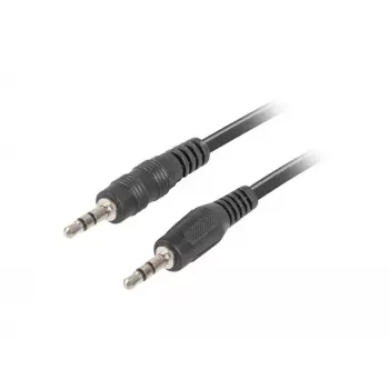 Audio cable LANBERG 3.5mm male–male 1.2 m Black