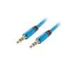 Audio Cable Lanberg CA-MJMJ-10CU-0010-BL 1m 3.5mm Male Male Blue