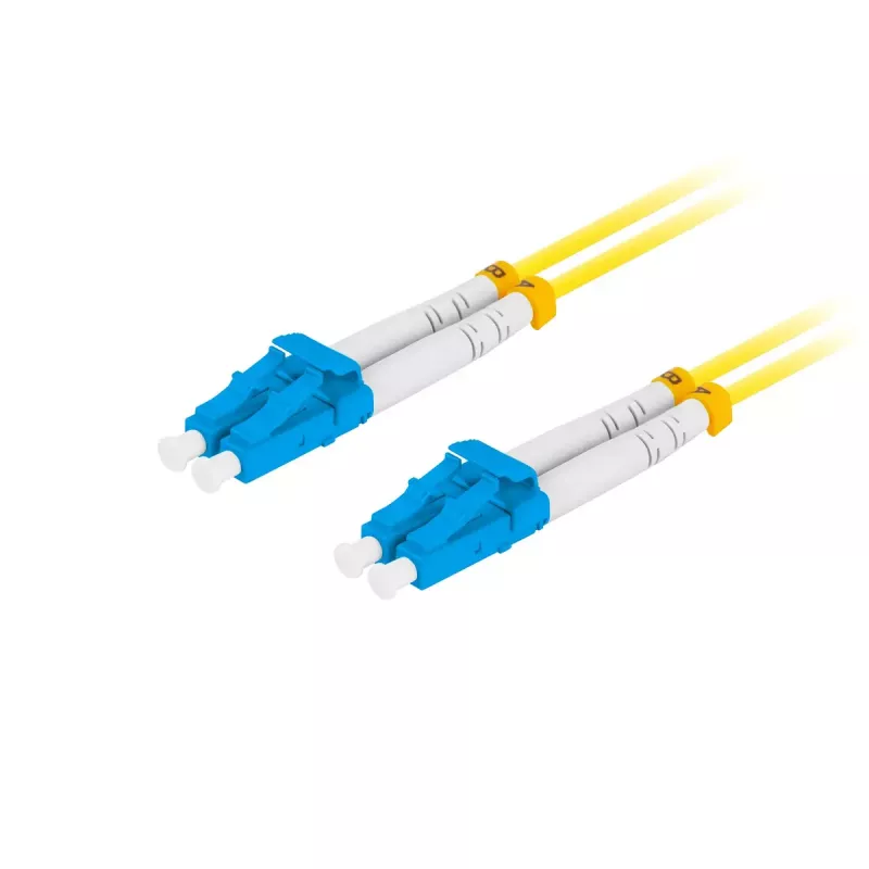 Fibre optic cable LANBERG FO-LULU-SD11-0020-YE, 2 m, G.657.A1, LC–LC, yellow