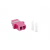 Fiber optic adapter LANBERG MM LC/UPC duplex OM4