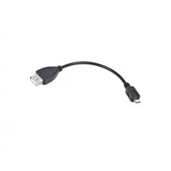 USB 2.0 cable LANBERG OEM-0006 — USB A to Micro-USB B, 0.15 m, black