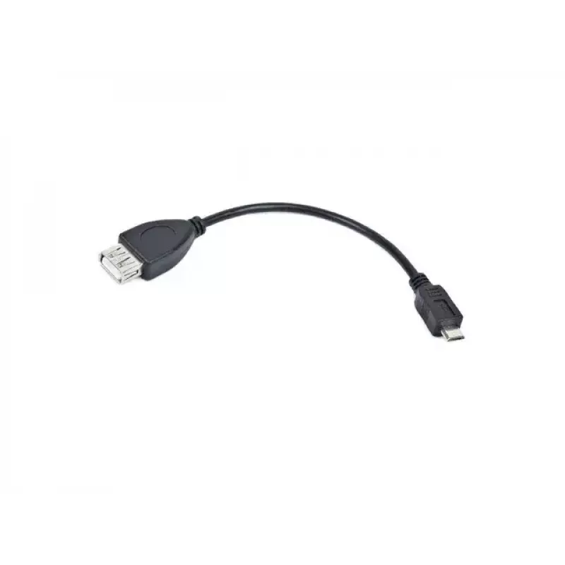 USB 2.0 cable LANBERG OEM-0006 — USB A to Micro-USB B, 0.15 m, black