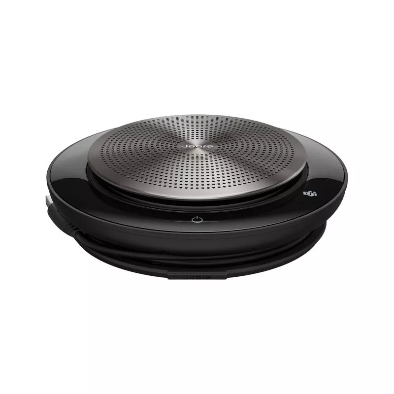 Jabra Speak 750 MS Teams, Universal, Black, Silver, 30 m, 70 dB, 0.9 m, Touch