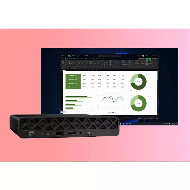 Mini PC HP ProDesk 4 Mini G1i Intel Core Ultra 5 225T 16GB 512GB SSD Intel Graphics Windows 11 Pro