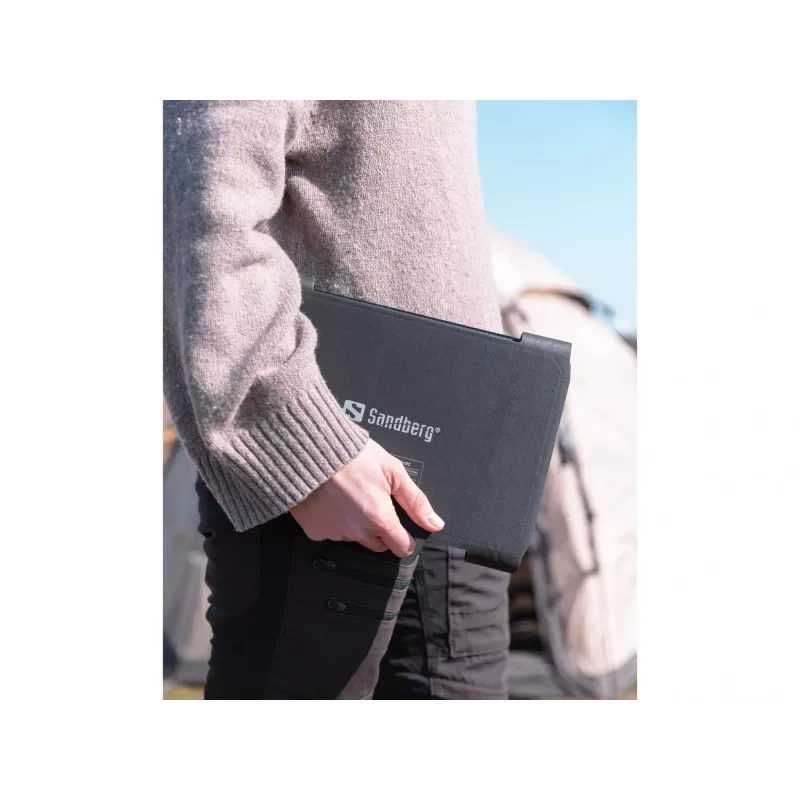 Sandberg Solar Charger 40W QC3.0+PD+DC, Outdoor, Solar, Black