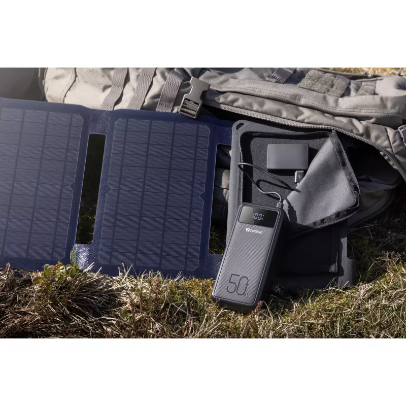 Sandberg Solar Charger 40W QC3.0+PD+DC, Outdoor, Solar, Black