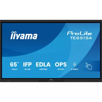Monitor iiyama TE6515A-B1AG 65 inch 4K UHD Touchscreen Display