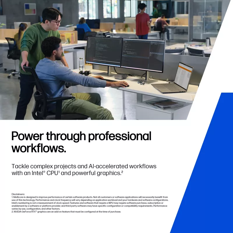 HP Zbook X G1i Intel Core Ultra 7 255H 40.6 cm (16 inch) WUXGA 32 GB DDR5-SDRAM NVIDIA RTX PRO 2000 Blackwell Wi-Fi 7 (802.11be) Windows 11 Pro AI Workstation, AI PC
