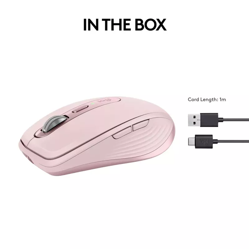 Mouse Logitech MX 3S Pink USB Optical