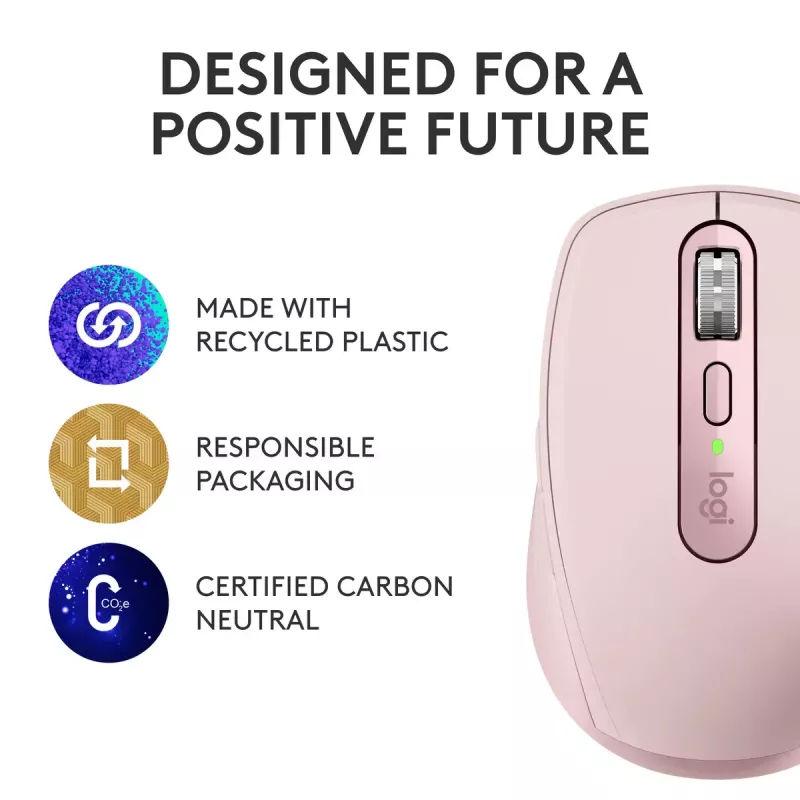 Mouse Logitech MX 3S Pink USB Optical
