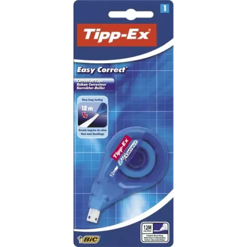 Correction Tape BIC 8290362 12 m Blue White 4.2 mm