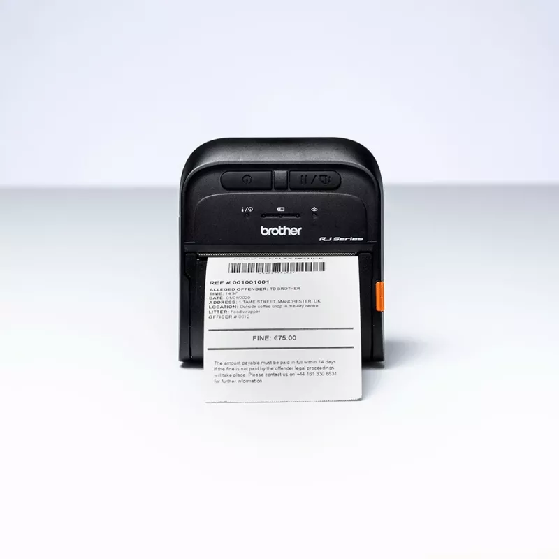 Brother RJ-3035B POS printer 203 x 203 DPI Wired & Wireless Direct thermal Mobile printer
