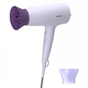 Hair dryer Philips BHD341/10 2100 W, lilac, 6 speeds, 6 heat levels, cool shot, concentrator nozzle