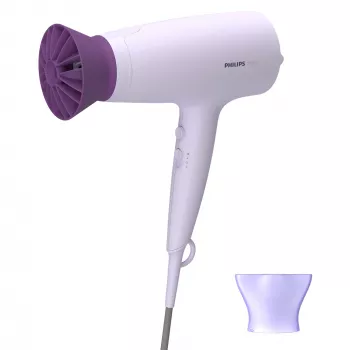 Hair dryer Philips BHD341/10 2100 W, lilac, 6 speeds, 6 heat levels, cool shot, concentrator nozzle