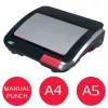 GBC CombBind® CB20 Manual Binding Machine, Comb binding machine, Manual, 240 sheets, Black, Red