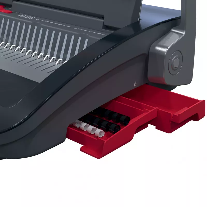 GBC CombBind® CB20 Manual Binding Machine, Comb binding machine, Manual, 240 sheets, Black, Red