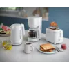 Philips 3000 series Kettle, 1.7 L, 2200 W, White, Plastic, Overheat protection, Cordless