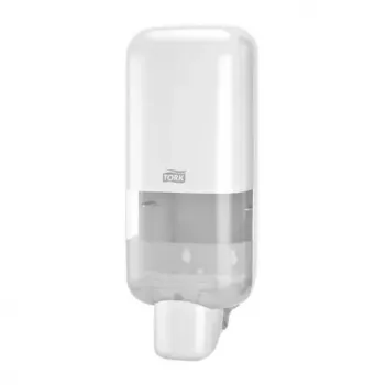 Soap and sanitizer dispenser Tork S4, White — wall-mounted liquid dispenser, model 564500