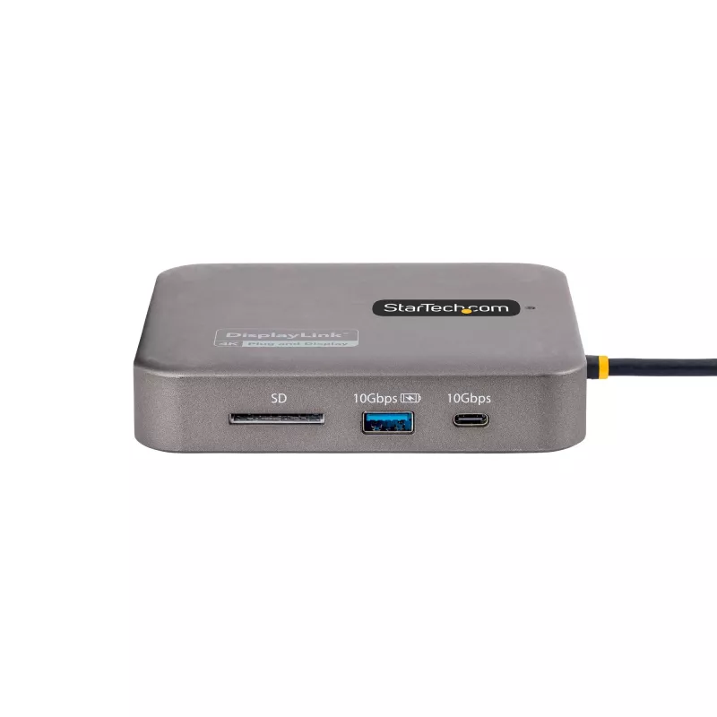 StarTech.com USB C Docking Station, Dual 4K 60Hz HDMI compatible with Macbook Pro (M1/M2/M3/M4) and Windows, USB-A/USB-C 10Gbps Hub, 100W Power Delivery, GbE, SD, 22in/56cm Cable