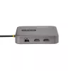 StarTech.com USB C Docking Station, Dual 4K 60Hz HDMI compatible with Macbook Pro (M1/M2/M3/M4) and Windows, USB-A/USB-C 10Gbps Hub, 100W Power Delivery, GbE, SD, 22in/56cm Cable