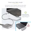 StarTech.com USB C Docking Station, Dual 4K 60Hz HDMI compatible with Macbook Pro (M1/M2/M3/M4) and Windows, USB-A/USB-C 10Gbps Hub, 100W Power Delivery, GbE, SD, 22in/56cm Cable