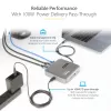 StarTech.com USB C Docking Station, Dual 4K 60Hz HDMI compatible with Macbook Pro (M1/M2/M3/M4) and Windows, USB-A/USB-C 10Gbps Hub, 100W Power Delivery, GbE, SD, 22in/56cm Cable
