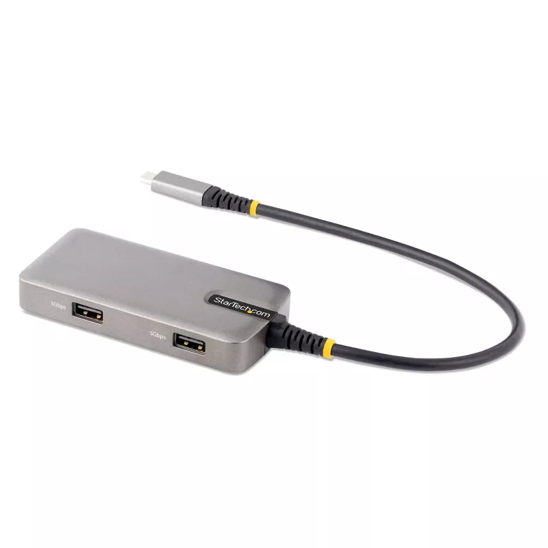 StarTech.com USB-C Multiport Adapter - 4K 60Hz HDMI - HDR - 2-Port 5Gbps USB 3.0 Hub - 100W Power Delivery Pass-Through - GbE - Works with Chromebook certified - Windows/macOS