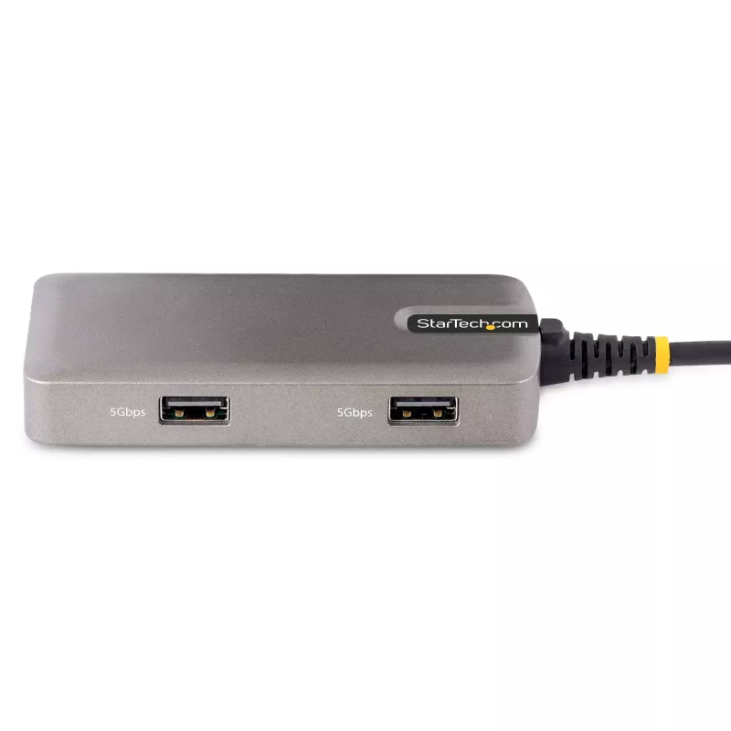 StarTech.com USB-C Multiport Adapter - 4K 60Hz HDMI - HDR - 2-Port 5Gbps USB 3.0 Hub - 100W Power Delivery Pass-Through - GbE - Works with Chromebook certified - Windows/macOS