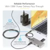 StarTech.com USB-C Multiport Adapter - 4K 60Hz HDMI - HDR - 2-Port 5Gbps USB 3.0 Hub - 100W Power Delivery Pass-Through - GbE - Works with Chromebook certified - Windows/macOS