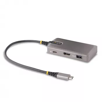 StarTech.com USB-C Multiport Adapter - 4K 60Hz HDMI w/HDR - 3-Port USB Hub - 100W Power Delivery Pass-Through - Works With Chromebook certified - Windows/macOS/iPadOS/Android™
