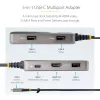 StarTech.com USB-C Multiport Adapter - 4K 60Hz HDMI w/HDR - 3-Port USB Hub - 100W Power Delivery Pass-Through - Works With Chromebook certified - Windows/macOS/iPadOS/Android™